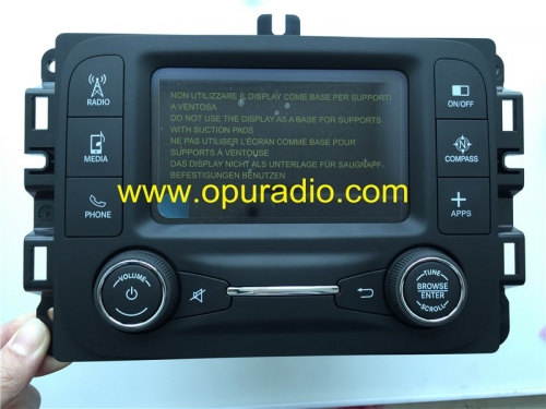 Fiat 523 VP2 Continental Radio Uconnect Media Phone Browse Compass APPS Bluetooth for 2015 2016 Jeep Chrysler Fiat car cd player Tuner Range AM 531