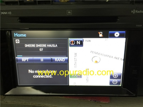 86100-07081 86100-07100 HD Radion para 2015 2016 Toyota AVALON JBL Navigation Audio 510024 510081 MAPAS DE APLICACIONES GPS Bluetooth XM Teléfono Repr