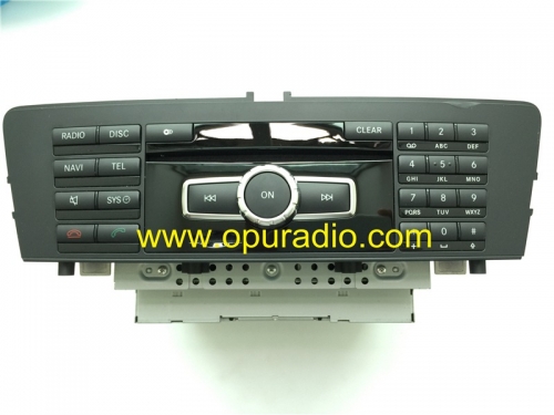 A1669001713 A1669002309 Unité centrale Mercedes-Benz Haute US Changer Comand NTG4.5 6 disques CD DVD Bluetooth MAP Téléphone Mitsubishi HD Radio de na