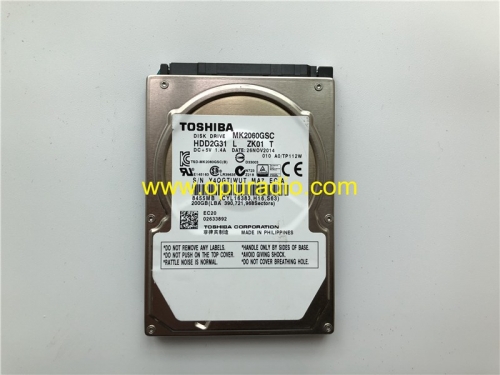 MK2060 HDD 200GB para BMW NBT navegación 3er 4er 5er 7er X1 X3 X4 X6 Mercedes NTG5 W222 C GLC Clase S