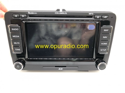 NEU SKODA COLUMBUS RNS510 RADIO OCTAVIA Superb Fabia Yeti Auto Navigation DVD-Player EU