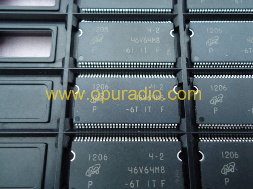 MICRONA TSSOP-66 46V64M8-6T IC de mémoire pour RAM NAVI FX Blaupunkt Ford Nissan pièces de rechange d'autoradio