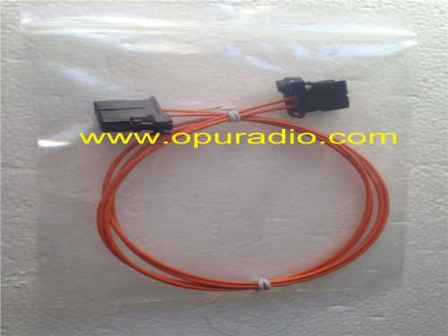 conector de cable de fibra óptica para reproductor de DVD de coche BMW Audi 100CM