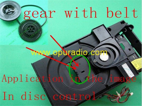 one set Gear for VAM1201 VAM1202 Loader CDM12.1 CDM12.2 Load Eject disc problem for Philips CD player