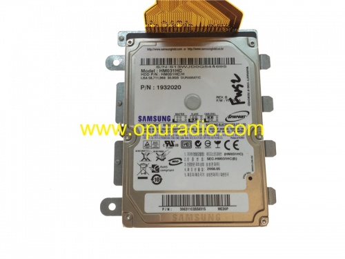 SAMSUNG HARD DISK DRIVE HM031HC 30GB PN 1932020 with Map data for chrysler Dodge NTG4 RE1 Radio Media Nav Bluetooth car GPS audio US Canada