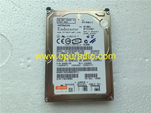 HITACHI Hard Disk Drive HDD 40GB HEJ425040F9AT00 for 2009~2013 FORD/LINCOLN/MERCURY F-150 F-250 F-350 empty HDD need to copy the MAP data