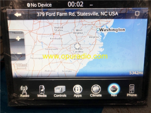 Mainboard Motherboard mit MAP-Daten für Dodge Ram 1500 2500 3500 VP4 Radio Autonavigation Audio Bluetooth Media