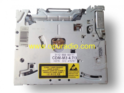 CDM-M3 4.7/3 Philips single CD drive loader mechanism deck for Alfa Romeo Peugeot 407 RT3 CD Navigation Lancia Fiat car radio audio GPS AM FM