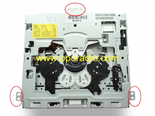 Fujitsu Ten mecanismo de cubierta de cargador de unidad de CD individual para VOLKSWAGEN INF2-MID NLP RCD200 5Z0035152KX VW Golf Polo 2007-2014 Toyota