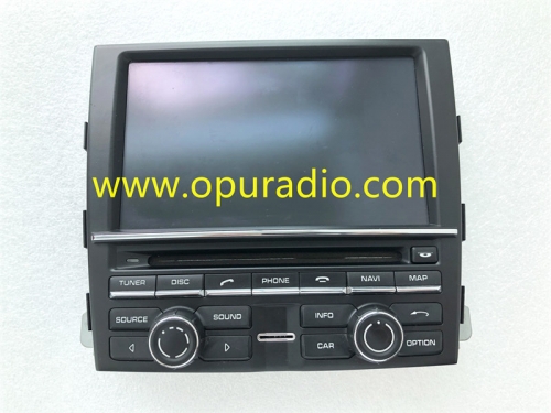 Pantalla táctil con botón de placa frontal PCM3.1 para navegación de coche Porsche PANAMERA TURBO 2012-2016