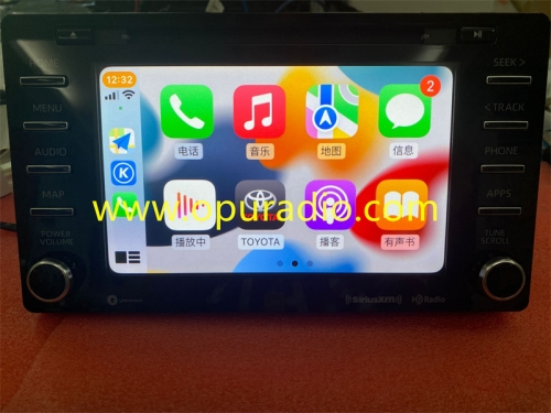 FUJITSU TEN RADIO RECEIVER TOUCH DISPLAY 2019 2020 TOYOTA SIENNA 86140-08170 Carplay