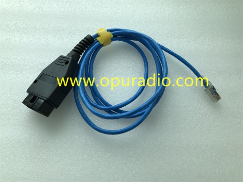 Cableado de cable LAN OBD para programación de Radio de navegación BMW Programa NBT EVO