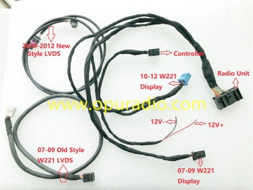 Verdrahtungstester für 2007-2012 Mercedes W221 S-Klasse Auto-Navigationsradio 6DVD-Wechsler