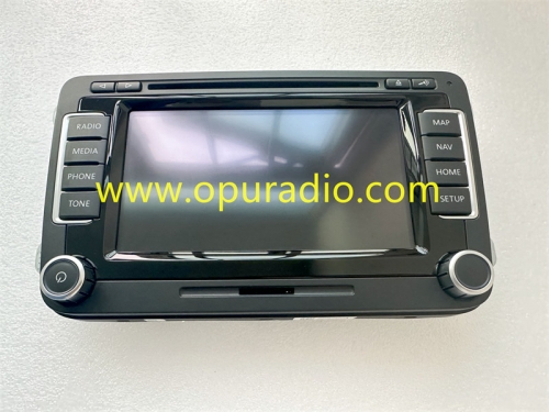 Touch Display LED Screen Face Button for 2010-2015 VW Golf Passat Continental RNS510 NAV Radio