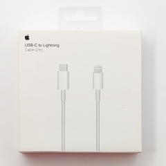 CAVO DATI USB-C A LIGHTNING CON CONFEZIONE ORIGINALE PER APPLE IPHONE 2.0M