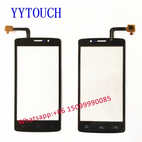 White Black Touchscreen For Fly IQ4504 EVO Energy 5 Touch Screen Digitizer Front Glass Sensor Panel