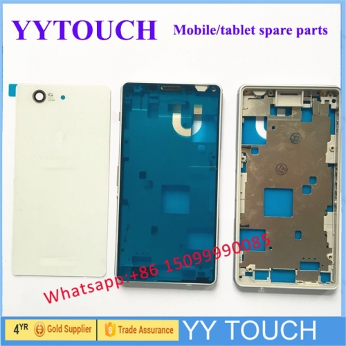 For sony Z3 Compact Back Glass Cover for Sony Xperia Z3 Compact Z3 Mini Original Back Cover Battery