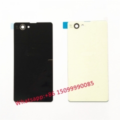 Back Glass for Sony Xperia Z1f SO 02F Japan; For Sony Xperia Z1 Compact Back Cover Glass with Original Camera Lens