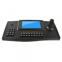 PTZ Keyboard Controller, Network IP, 4CH Display