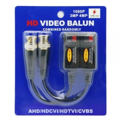 1CH Passive Video Balun, 4MP, AHD+CVI+TVI+CVBS
