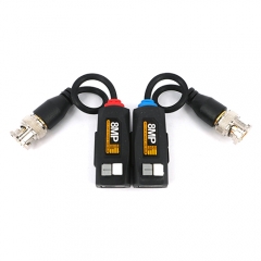 1CH Passive Video Balun, 8MP, AHD+CVI+TVI+CVBS