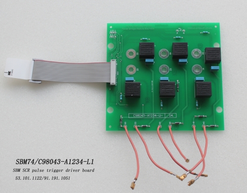 SBM74/C98043-A1234-L1 SBM SCR pulse trigger driver board  53.101.1122/91.101.1051