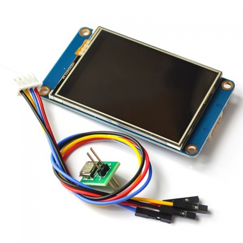 NX3224T024 2.4'' 320*240 Full-color HMI Intelligent LCD Resistive Touch Display Module Easy To Operate For Basic Programmers