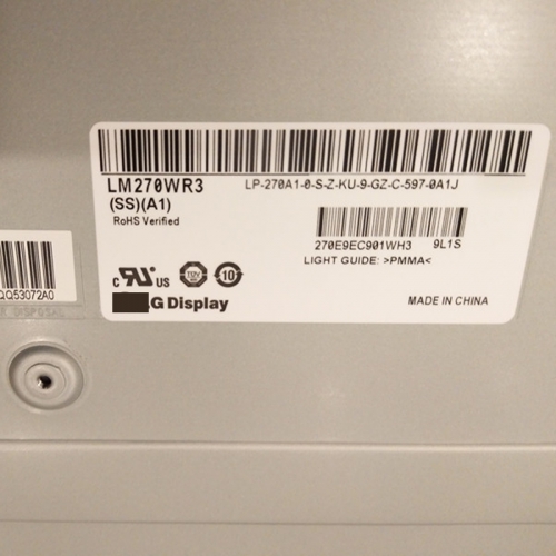 LM270WR3-SSA1 27" Inch 3840*2160 4K IPS TFT-LCD Screen LM270WR3 (SS)(A1)