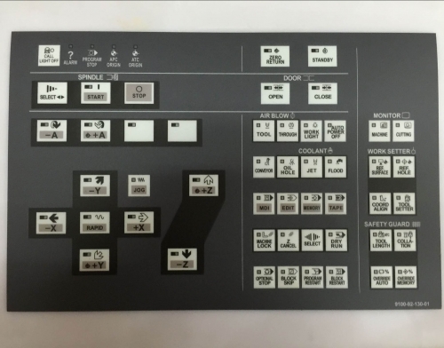 Operation panel button film processing center VS40/VS50/VS60 lathe 9100-92-130-01