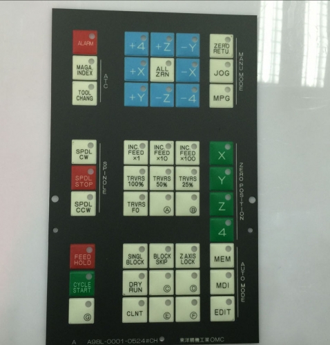 New Membrane Keypad film for Fanuc A98L-0001-0524#CH