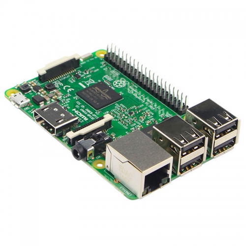 Raspberry 3 Model B Board 1.2GHz 64-bit Quad-core ARM Cortex-A53 CPU with WiFi & Blue-tooth