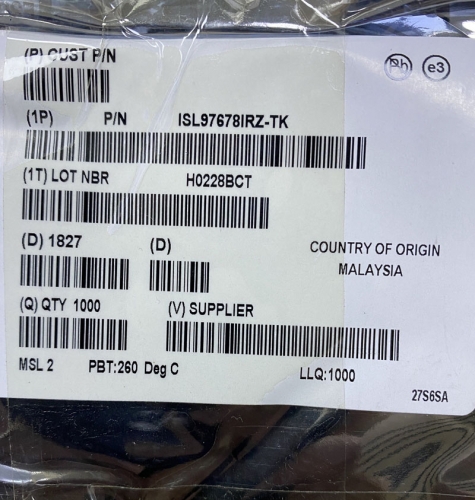 New Original ISL97678IRZ-TK IC LED DRVR RGLTR DIM 50MA 32QFN