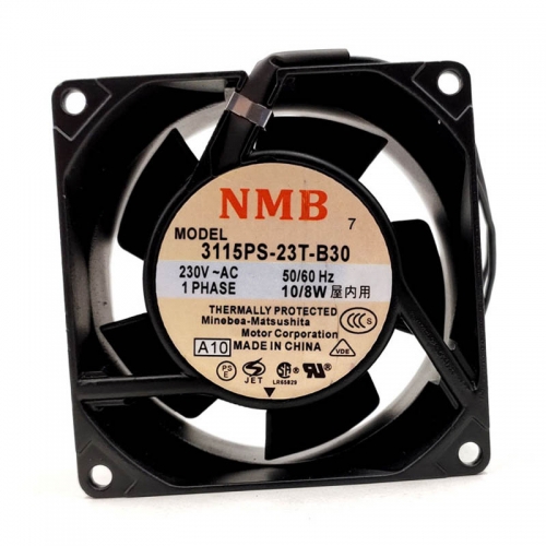 8038 230V 10/8W NMB AC Fan 3115PS-23T-B30