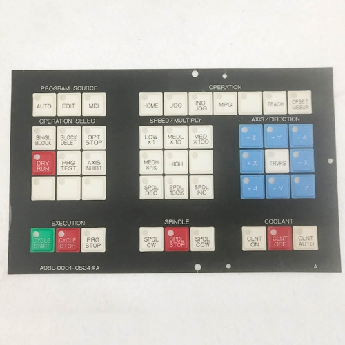 Operator Panel Membrane Keypad A98L-0001-0524#A