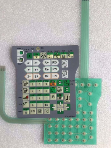 W-L02599 OTC Robot Teach Pendant Membrane Switch