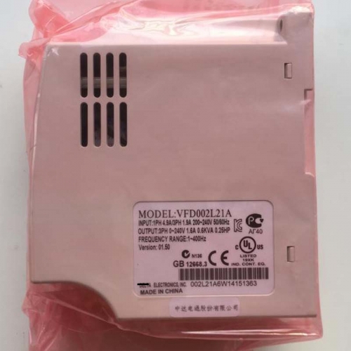 VFD-L Inverter 0.2KW VFD002L21A