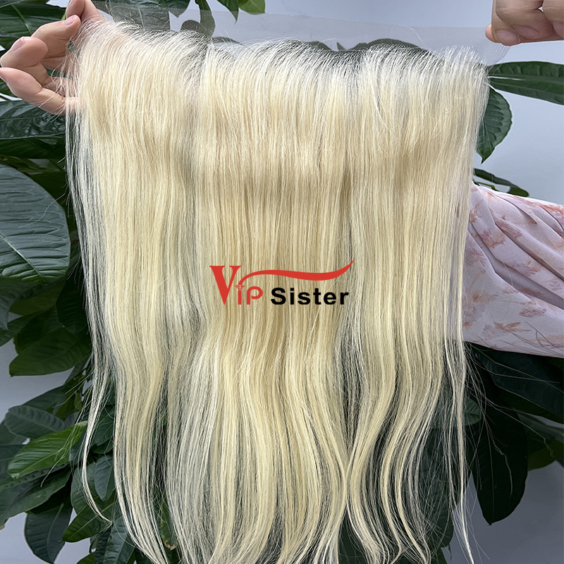 Blonde #613 European Virgin Human Hair HD 13X4 Lace Frontal Straight