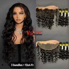 Brazilian 100% Full Cuticle Raw Human Hair Loose wave 13x4 Frontal Wig Brazilian 100% Full Cuticle Raw Human Hair Loose wave 13x4 Frontal Wig