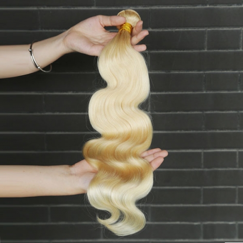 Blonde Body Wave Sidary Virgin Human Hair Bundle Extension 613 Full Blonde Hair Weft