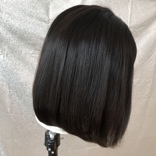 Sidary Bob Straight Human Hair 150%Density Lace Front Wigs Fast Shipping Natural Hairline