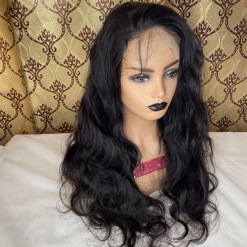 Sidary Hair 200%Density Natural Body Wave 5x5 Transparent Lace Closure Wig