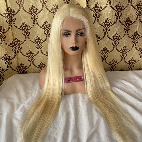 Blonde HD Lace Frontal Wigs - Undetectable #613 Blonde Straight 13x4 HD Lace Wigs