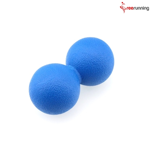 Rainbow Color TPE Double Massage Ball