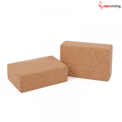 Non- Toxic Fitness Cork Yoga Block For Exercise