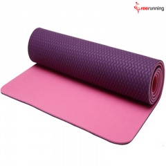 Double Color TPE Pilates Yoga Mat