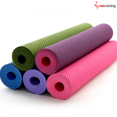 Double Color TPE Pilates Yoga Mat