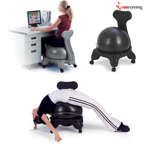 Fitness Balance Ball Trainer With Chair