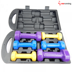 10KG Pro Fitness Vinyl Dumbbell Set