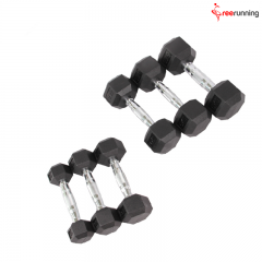 Wholesale Hex Rubber Dumbbell