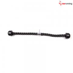 Solid Rubber Ends And Chrome Plated Attachment Tricep Rope Pulldown